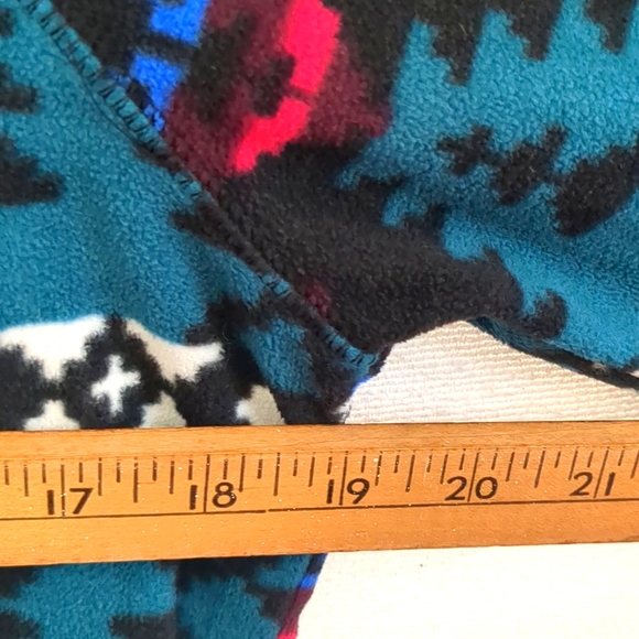 Eddie Bauer Women's Aztec 1/4 Zip Micro Fleece Lightweight Pullover Size Medium - Picture 9 of 10